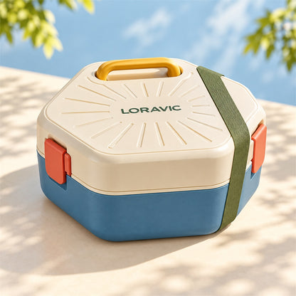 Loravic Multi-Section Carry Lunch Box - main product view