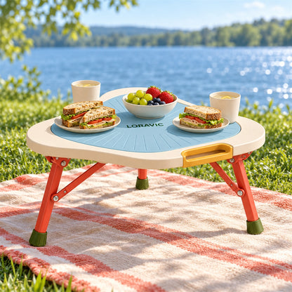 Loravic Low Folding Picnic Table - secondary product or use view
