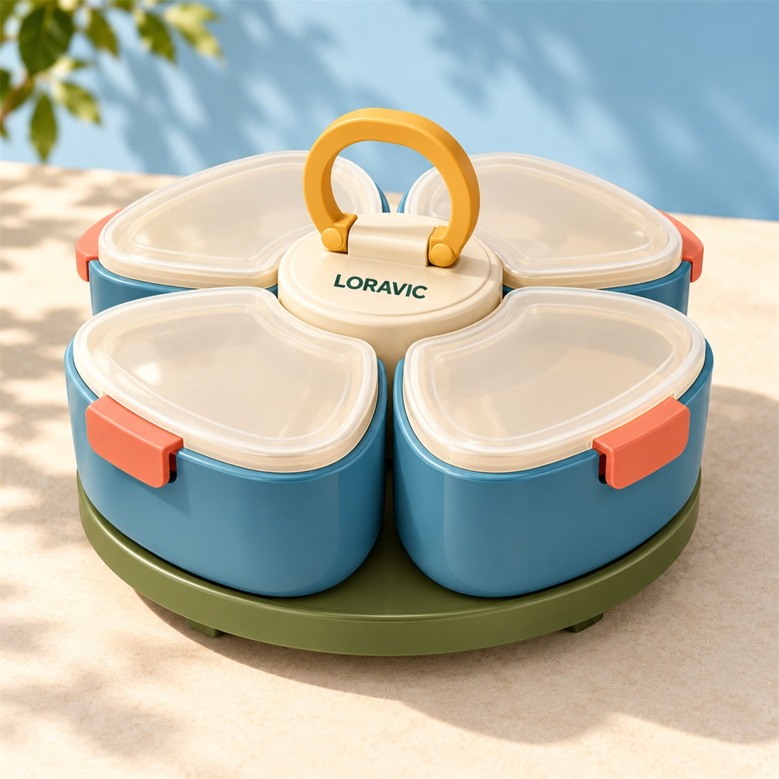 Loravic Four-Section Condiment Server - main product view
